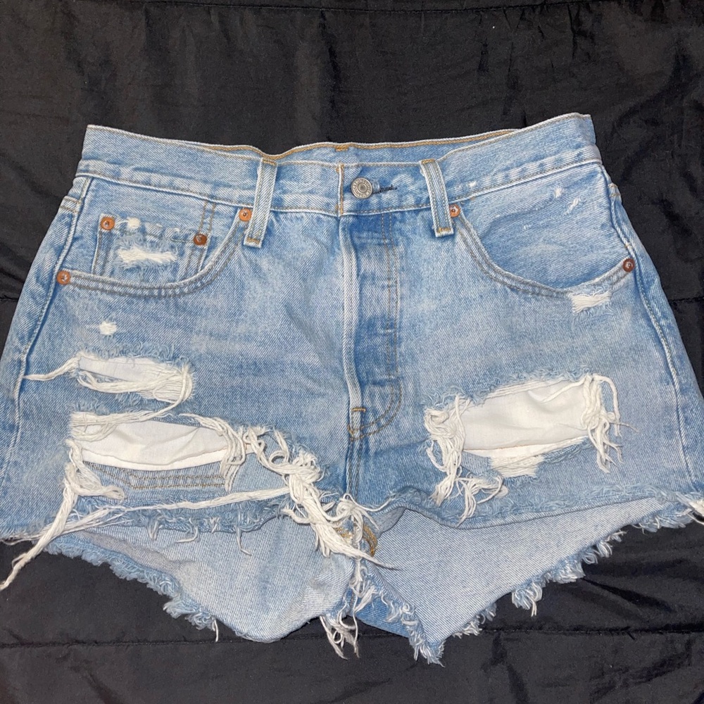Levi’s 501 high rise shorts